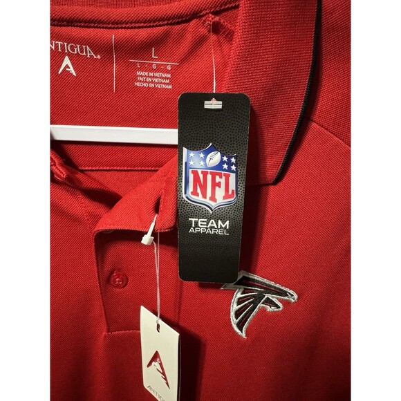 Atlanta Falcons NFL Antigua Adult Sz. L  Polo Shirt NFL Licensed NWT - Picture 2 of 11